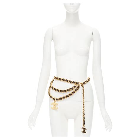 chanel look alike chain belt